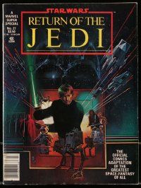 1m230 RETURN OF THE JEDI comic book '83 a Marvel Super Special adaptation of the movie!