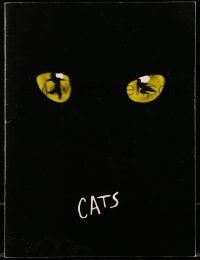 1m765 CATS stage play English souvenir program book '87 Andrew Lloyd Webber, includes playbill!