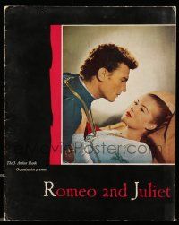 1m929 ROMEO & JULIET English souvenir program book '55 Laurence Harvey & pretty Susan Shentall!
