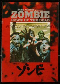 1m625 DAWN OF THE DEAD Japanese program '79 George Romero, lots of different zombie images!