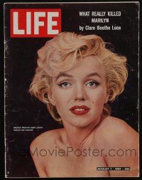 1m553 LIFE MAGAZINE magazine Aug 7, 1964 What Really Killed Marilyn Monroe, cover by Milton Greene