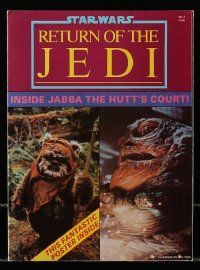 1m590 RETURN OF THE JEDI 22x33 magazine/promo poster '83 official poster monthly, many images!