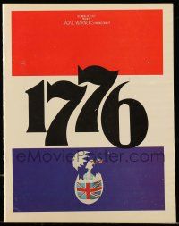 1m713 1776 souvenir program book '72 the award winning historical musical comes to the screen!