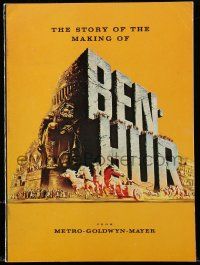 1m736 BEN-HUR souvenir program book R69 the story of the making of the William Wyler epic movie!