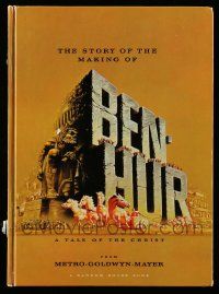 1m737 BEN-HUR hardcover souvenir program book '60 Heston, William Wyler, includes cool fold-outs!