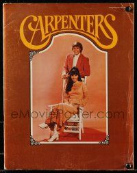 1m764 CARPENTERS music concert souvenir program book '70 Richard & Karen performing live!