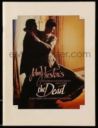 1m784 DEAD souvenir program book '87 John Huston's final movie starring daughter Anjelica Huston!