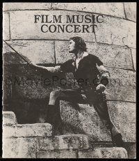 1m804 FILM MUSIC CONCERT Luxembourg souvenir program book '90 cover w/Errol Flynn as Robin Hood!