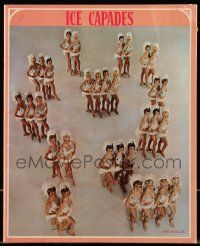 1m842 ICE CAPADES souvenir program book '71 great images of professional ice skaters!