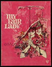 1m892 MY FAIR LADY softcover souvenir program book '64 Audrey Hepburn & Rex Harrison by Bob Peak!