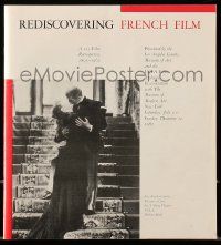 1m920 REDISCOVERING FRENCH FILM 1895 - 1962 souvenir program book '82 Godard, Renoir, Malle & more!
