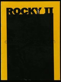 1m923 ROCKY II souvenir program book '79 Sylvester Stallone & Carl Weathers, boxing sequel!