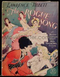 1m926 ROGUE SONG souvenir program book '30 opera star Lawrence Tibett, Stan Laurel & Oliver Hardy!