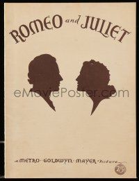 1m928 ROMEO & JULIET souvenir program book '36 Norma Shearer, Leslie Howard, William Shakespeare
