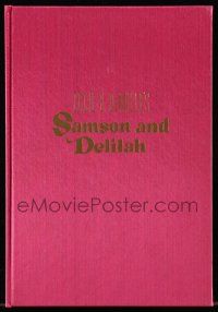 1m933 SAMSON & DELILAH hardcover souvenir program book '49 Hedy Lamarr, Victor Mature, DeMille epic!