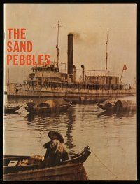 1m935 SAND PEBBLES souvenir program book '67 Navy sailor McQueen & Candice Bergen, Robert Wise