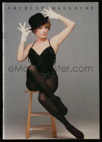 1m941 SHIRLEY MACLAINE stage play souvenir program book '84 images of the singer, dancer & actress!