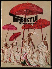 1m978 TIMBUKTU stage play souvenir program book '78 Eartha Kitt, musical comedy based on Kismet!