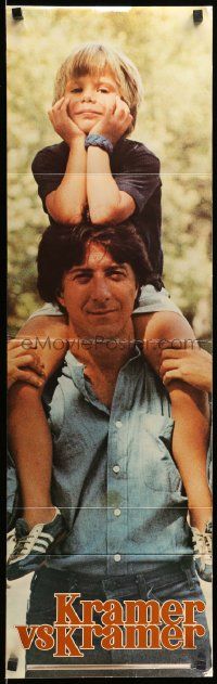 1m011 KRAMER VS. KRAMER promo brochure '79 unfolds to make an 11x36 poster with Dustin Hoffman!