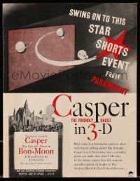 1m090 BOO MOON 3D trade ad '54 Casper the Friendly Ghost cartoon in 3-D & Technicolor!