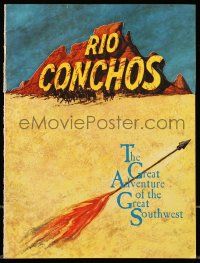 1m153 RIO CONCHOS die-cut trade ad '64 The Great Adventure of the Great Southwest, different art!