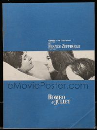 1m155 ROMEO & JULIET trade ad '69 Zeffirelli's version of William Shakespeare's play, different!
