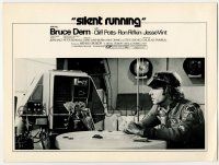 1m161 SILENT RUNNING trade ad '72 Douglas Trumbull, Bruce Dern playing cards with his robots!