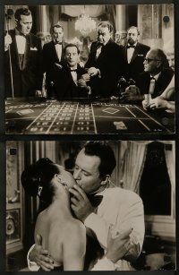 1m271 SEVEN THIEVES 31 10x13 stills '59 Edward G. Robinson, Rod Steiger, Joan Collins, gambling!