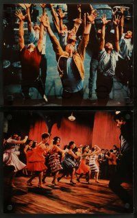 1m311 WEST SIDE STORY 6 roadshow color 11x14 stills '61 Academy Award winning classic musical