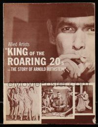 1m010 KING OF THE ROARING 20'S promo brochure '61 poker, gambling & sexy Diana Dors, 27x41 poster!