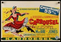 1p121 CAROUSEL Belgian '56 Shirley Jones, Gordon MacRae, Rodgers & Hammerstein musical!