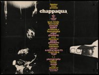 1p219 CHAPPAQUA British quad '66 early drug movie about star/director Conrad Rooks!