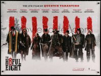 1p229 HATEFUL EIGHT teaser DS British quad '16 Tarantino, Russell, Leigh, Tatum, Jackson, top cast!