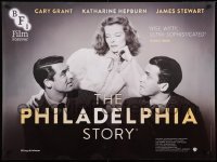 1p244 PHILADELPHIA STORY British quad R15 Katharine Hepburn, Cary Grant, James Stewart