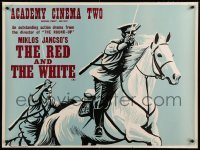 1p247 RED & THE WHITE British quad '67 art of soldiers on horses by Peter Strausfeld!