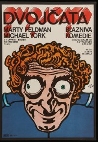 1p177 LAST REMAKE OF BEAU GESTE Czech 11x16 '79 art of wacky Marty Feldman by Hlavaty!