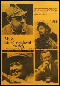 1p184 MAN WHO SET PEOPLE LAUGHING Czech 12x17 '71 Jirina Bohdalova, great images of top cast!