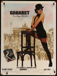 1p843 CABARET French 23x31 '72 Liza Minnelli sings & dances in Nazi Germany, Bob Fosse directed!