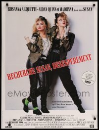 1p852 DESPERATELY SEEKING SUSAN French 24x32 '85 Madonna & Arquette are mistaken for each other!