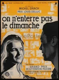 1p903 ONE DOES NOT BURY SUNDAY French 23x30 '60 On n'enterre pas le Dimanche, Guy Gerard Noel!
