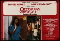 1p655 OCTOPUSSY set of 8 Italian 18x26 pbustas '83 Roger Moore as James Bond w/sexy Maud Adams!