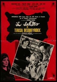 1p615 THERESE Italian 19x27 pbusta '63 Georges Franju's Therese Desqueyroux, Emmanuelle Riva!