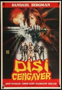 1p428 SHE Turkish '85 completely different artwork of sexiest Sandahl Bergmann and cast!