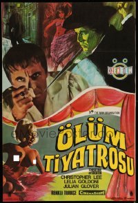 1p435 THEATRE OF DEATH Turkish '71 Christopher Lee, great horror art and images!