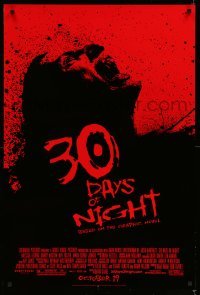 1r461 30 DAYS OF NIGHT advance DS 1sh '09 Josh Hartnett & Melissa George fight vampires in Alaska!