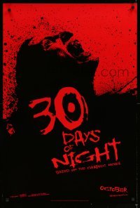 1r462 30 DAYS OF NIGHT teaser DS 1sh '09 Josh Hartnett & Melissa George fight vampires in Alaska!
