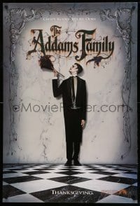 1r472 ADDAMS FAMILY teaser DS 1sh '91 Carel Struycken as Lurch, creepy, kooky, spooky, ooky!