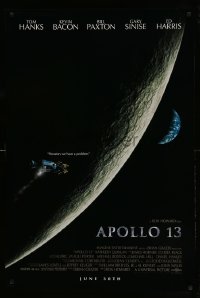 1r488 APOLLO 13 advance 1sh '95 Ron Howard directed, Tom Hanks, image of module in moon's orbit!