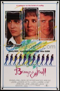 1r521 BENNY & JOON 1sh '93 Johnny Depp, Mary Stuart Masterson, Quinn, romance on the brink!