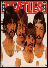 1r241 BEATLES 27x39 Polish commercial poster '83 Harrison, McCartney, Starr, Lennon by Swierzy!